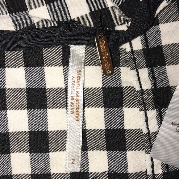 Checkered free people skirt - Picture 4 of 4